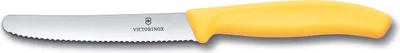 Produktbild von Victorinox Tafelmesser Swiss Classic | 1 Stück | Gelb | Swiss Made | scharfe Edelstahlklinge | ideales Frühstücksmesser & Allzweckmesser