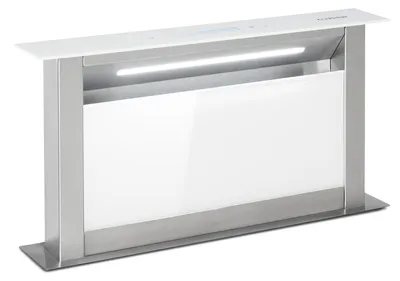 Obrázek produktu pro Klarstein Downdraft digestoř, výsuvná digestoř, tichá digestoř s filtrem, digestoř 60 cm, digestoř s recirkulací/vzduchu s 10 stupni, digestoř s 604 m³/h průtoku vzduchu