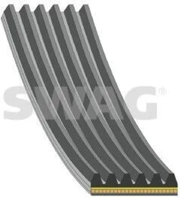 Produktbild von SWAG Keilrippenriemen 1502mm für FORD Fiesta Mk6 Schrägheck (JA8, JR8) 33 10 8868
