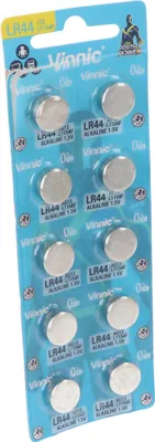 Produktbild von Alkaline-Batterie Vinnic G13 / AG13 / L1154 / LR44 / 157 / V13GA / RW82 / A76 10 Stk.