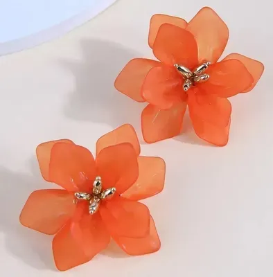 Produktbild von FI-29829 Ohrringe in Orange – Auffälliges Design KP29829