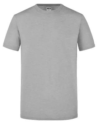 Produktbild von James and Nicholson - T-Shirt für Herren LT2478 (XXL) (Grauheide)