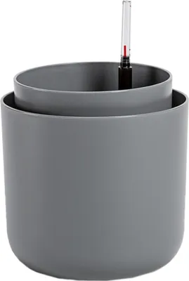 Obrázek produktu pro PLASTIA s.r.o. Samozavlažovací květináč Tolita 19 cm, šedá