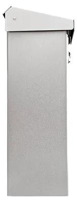 Produktbild von Briefkasten ohne Zeitungsfach mit Namensschild, Edelstahl, Einwurf-Format DIN C4, inkl. 2 Schlüssel