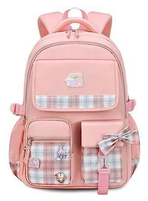 Produktbild von Kinderrucksack leuchtend Kindergarten Schulranzen Mädchen Junge Nylon Schultertasche Rosa