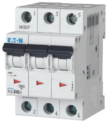 Produktbild von 6kA Überstromschutzschalter PL6-B40/3