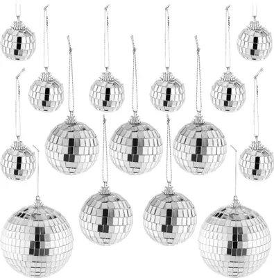 Produktbild von relaxdays 15er Set Mini Discokugel