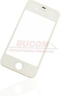 Produktbild von Für Apple iPhone 4 4S Display Glas Scheibe Glass LCD Window Frontglass weiss white