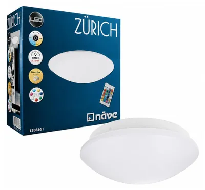 Image de Plafonnier LED Zurich / blanc