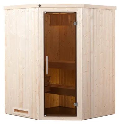 Produktbild von weka Elementsauna KIRUNA 1 GT inkl. 3,6 kW Kompakt-Ofenset (230 V) x B x T x H  x 144 x 144 x 199