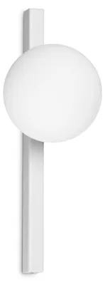 Immagine prodotto di Applique Da Parete Contemporaneo Binomio Metallo Bianco 1 Luce G9 4W 3000K Ip20