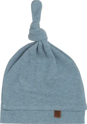 Produktbild von Baby's Only Knotenmütze Melange - Stonegreen - 0-3 Monate - 100% Baumwolle