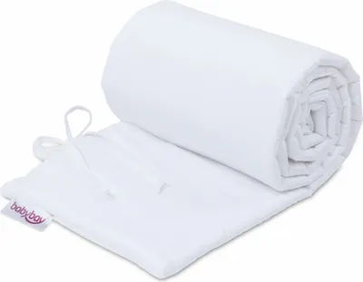 Produktbild von babybay Nestchen Organic Baumwolle passend für Modell Boxspring XXL, weiß