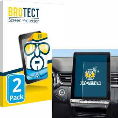 Produktbild von 2x Für Renault Symbioz 2024 Schutzfolie BROTECT Displayschutz Display Schutz Folie Klar Transparent