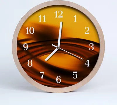 Produktbild von Holzuhr 20fi cm wanduhr - Abstrakte Kunst