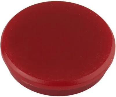 Produktbild von Alco Haftmagnet 7mm Ø 32mm rot 4 Stück