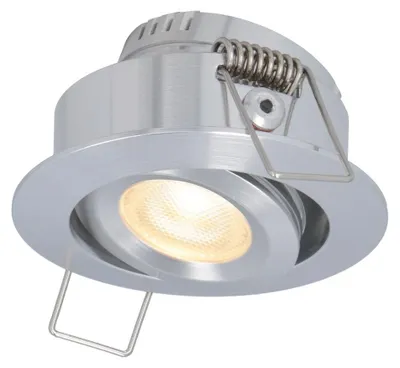 Image de HOFTRONIC - Mini spot LED encastrable 3W 2700K IP44 inox dimmable
