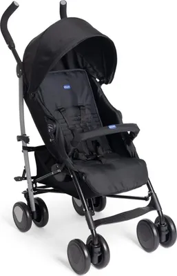 Produktbild von CHICCO Kinderwagen Echo Lite Ebenholz 0-22 kg Rückenlehne 4 Positionen Schwenkbare Räder