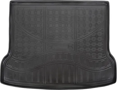Image de Tapis De Coffre en Caoutchouc TPE Pour Mercedes GLA Class X156 2014-2020, Bord Haut, Noir, Antidérapant, Toutes Saisons