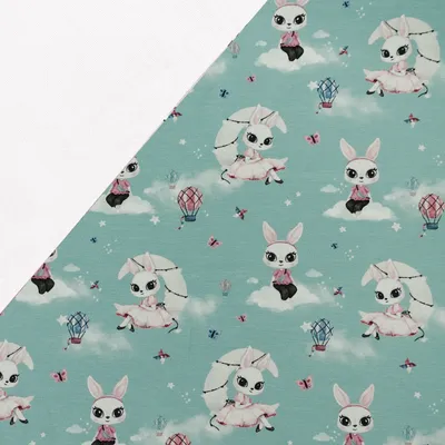 Produktbild von Stoffpaket Kinder 0,5x1,5m Jersey + 0,5x0,7m Bündchen Nähpaket Kinderkleidung