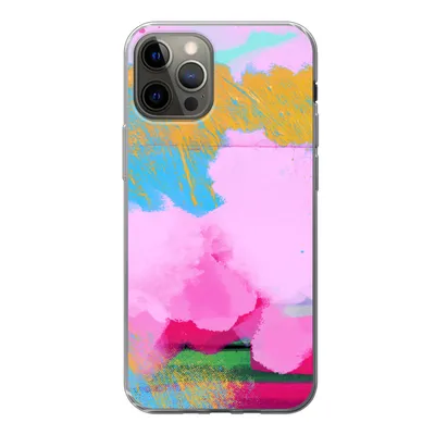 Produktbild von MuchoWow® Handyhülle Schutzhülle Hülle für iPhone 12 Pro Farbe - Regenbogen - Abstrakt Silikon Softcase Handy Hülle - Abdeckung