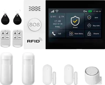 Obrázek produktu pro Bezpečnostní poplašný systém, ovládání aplikací, komunikace GSM, B, EU plug d