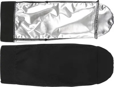 Image de INF Chaussettes de sudation pour sauna, chaussettes pour masque de pieds, usage quotidien - 1 Paire Argent
