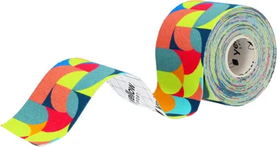 Image de yellowSPORT yellowTAPE - Bande de kinésithérapie - 5 cm x 5 m - Arc-en-ciel abstrait - 1 pc.