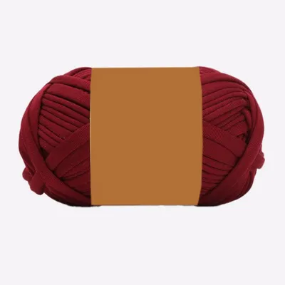 Produktbild von Häkelgarn Polyester Weinrot 100g