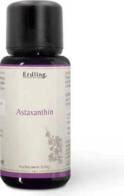 Produktbild von Isländische Astaxanthin Tropfen 30ml, vegan, glutenfrei, Antioxidans