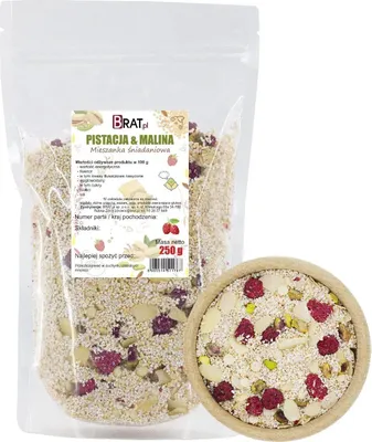 Produktbild von Pistazien & Himbeer Frühstücksmischung 250g