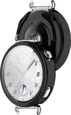 Produktbild von Schutzhülle für Huawei Watch GT6 41 mm, Bizon Case Watch Felipe, Schwarz
