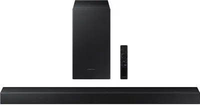 Obrázek produktu pro Soundbar Samsung HW-T420, 2.1 kanály, 150 W, Bluetooth 4.2, 6,5" kabelový subwoofer, Dolby Digital 2ch
