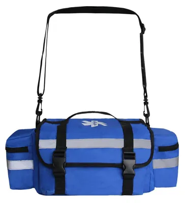 Produktbild von Ersthelfer-Tasche medizinische Traumatasche mit Reflektor Blau große Kapazität