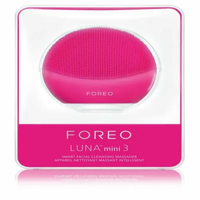 Image de Foreo Luna Mini 3 brosse nettoyante sonique pour le visage avec effet de massage Fuchsia