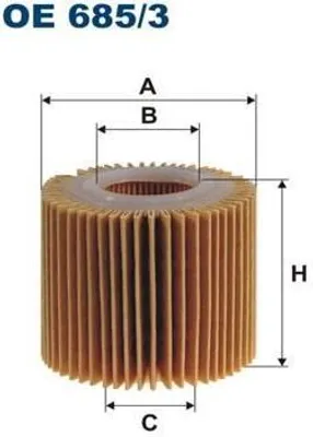 Produktbild von FILTRON Ölfilter OE 685/3 passend für diverse DAIHATSU, SUBARU, TOYOTA Modelle