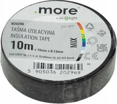 Immagine prodotto di Nastro isolante 15 mm x 0,13 mm COLOR MIX 10 m 1 pz