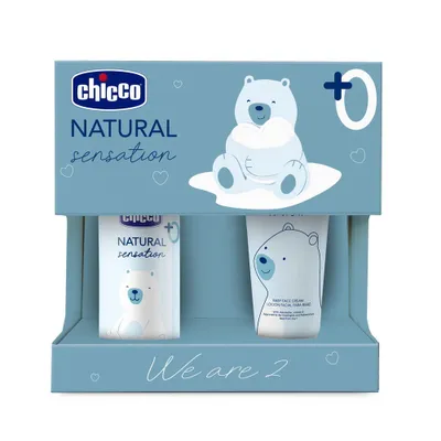Produktbild von Chicco Natural Sensation We Are 2 Oliwka do masażu 100ml + krem do twarzy 50ml