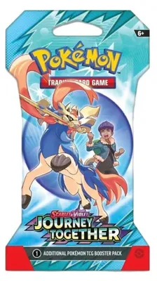Produktbild von Pokemon Trading Card Game Gemeinsam Reisen Scarlet&violet Ärmelumschlag Englisch 1 Einheit Blau Kinder Blau One Size