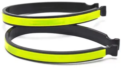 Produktbild von Leuchtende Fahrrad-Hose-Bein-Schutzklips – 2 Stück Sicherheitsklips