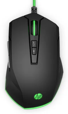 Produktbild von HP Pavilion Gaming-Maus 200, rechts, Optisch, USB Typ-A, Schwarz