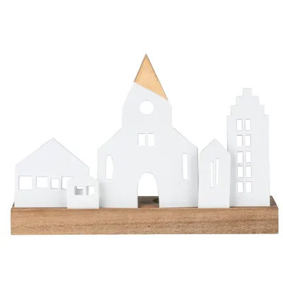 Produktbild von Räder Lichtobjekt Städtchen 25x7x17cm
