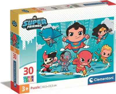 Zdjęcie produktu dla Clementoni Puzzle 30 SuperKolor DC Comics Superfriends 20277