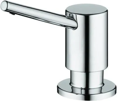 Immagine prodotto di Dispenser per sapone da bagno moderno, cromato, dal design elegante