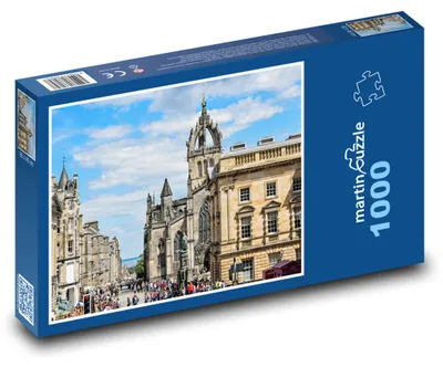 Zdjęcie produktu dla Puzzle 1000 Szkocja - Stare Miasto w Edynburgu - martinpuzzle