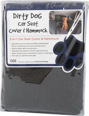 Productafbeelding van Autostoelbeschermer Dog Gone Smart, zwart, 137 x 55 cm