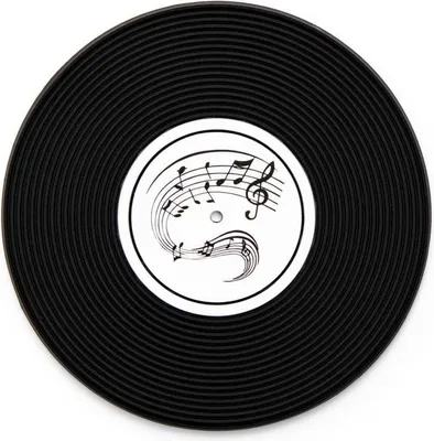 Immagine prodotto di Sottobicchieri in vinile per musicisti un regalo musicale