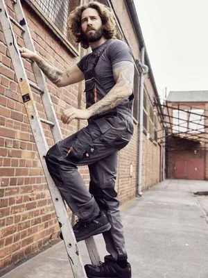 Produktbild von Latzhose Terratrend Job Gr.54 dunkelgrau/schwarz TERRATREND 20594-6310-54