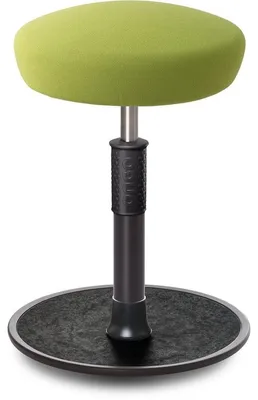 Produktbild von Sitz- Stehhocker Free Regular Hutsitz Gestrick Hellgrün schwarz /schwarz.