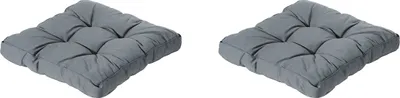Produktbild von Madison - Florance Sitzkissen Rib grau - Ca. 60x60 cm - 2er-Set